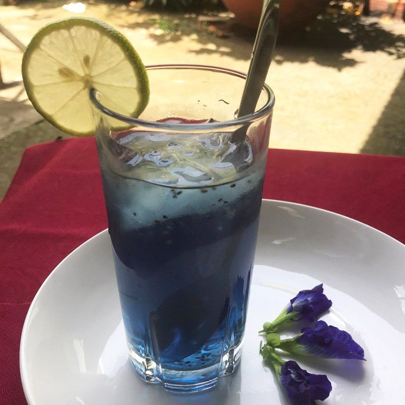 Step 3 Final product Butterfly pea flower chia tea