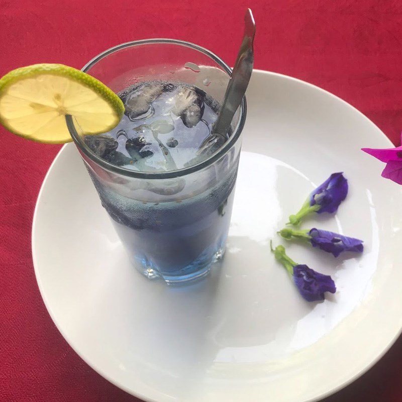 Step 3 Final product Butterfly pea flower chia tea