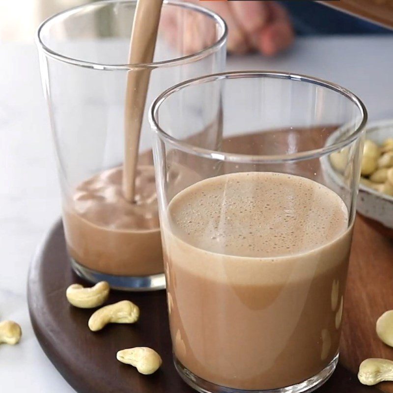 Step 3 Final product Cashew Cocoa Milk