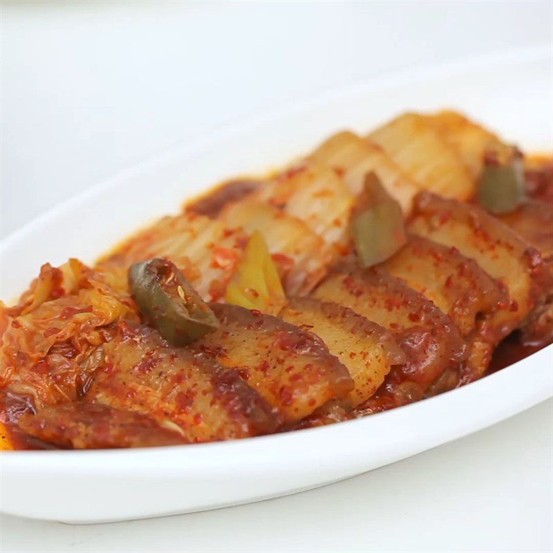 Step 5 Final Product Spicy Korean-style braised pork belly