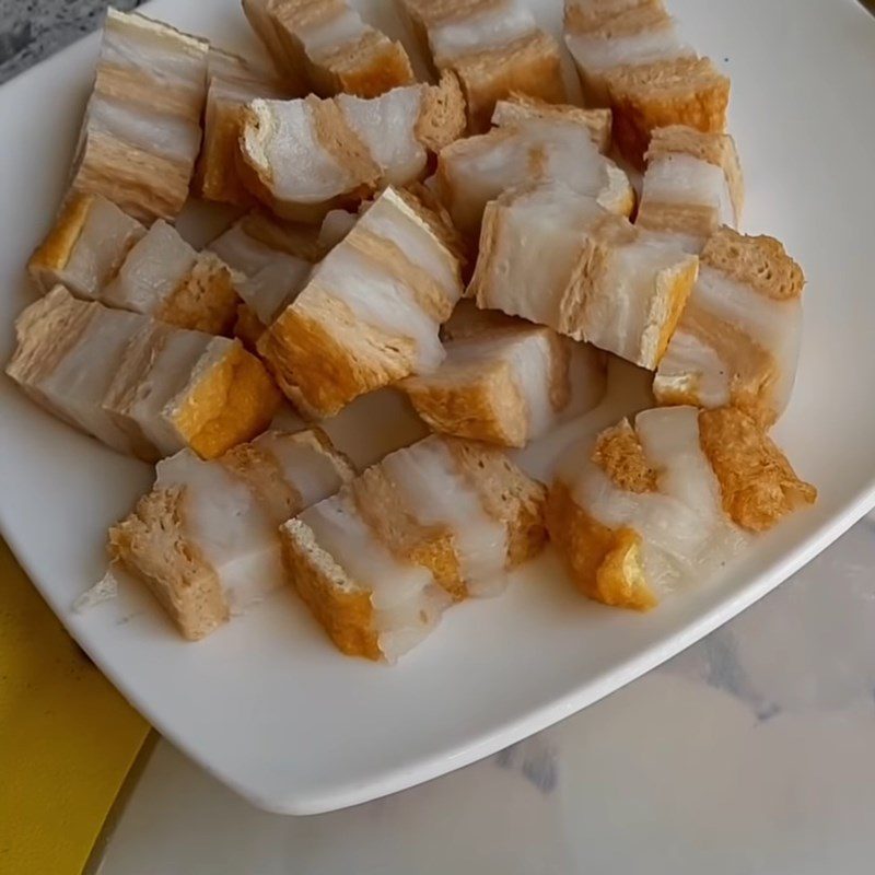 Step 5 Final product How to make vegetarian pork belly
