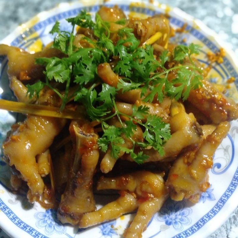 Step 4 Finished Product Garlic Chili Chicken Feet