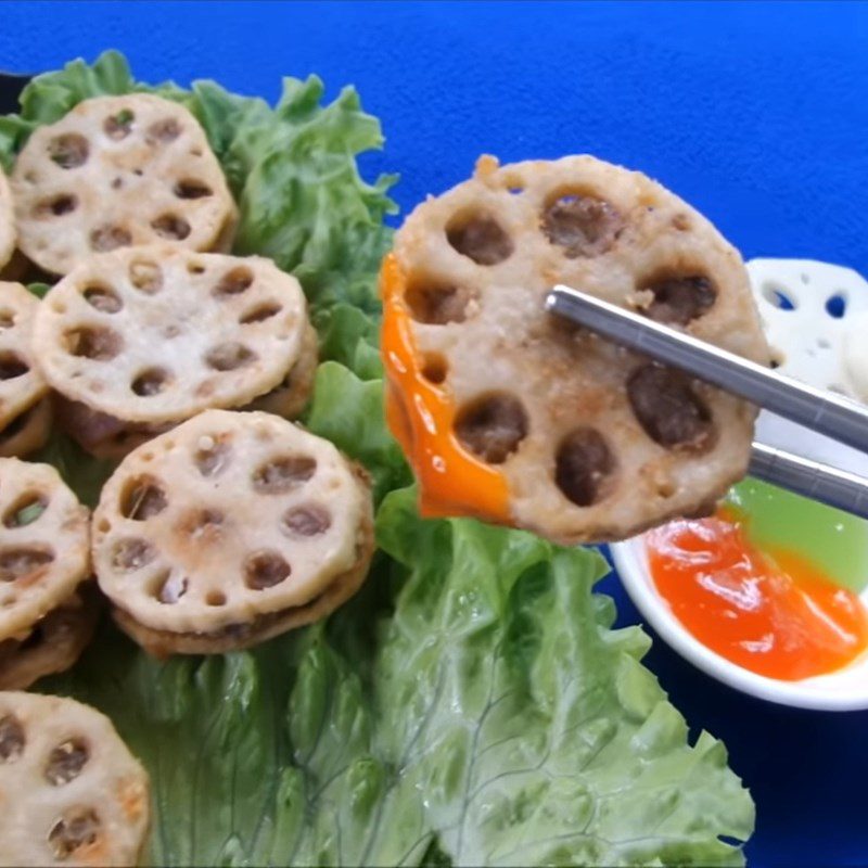 Step 5 Final Product Crispy Beef Stuffed Lotus Root