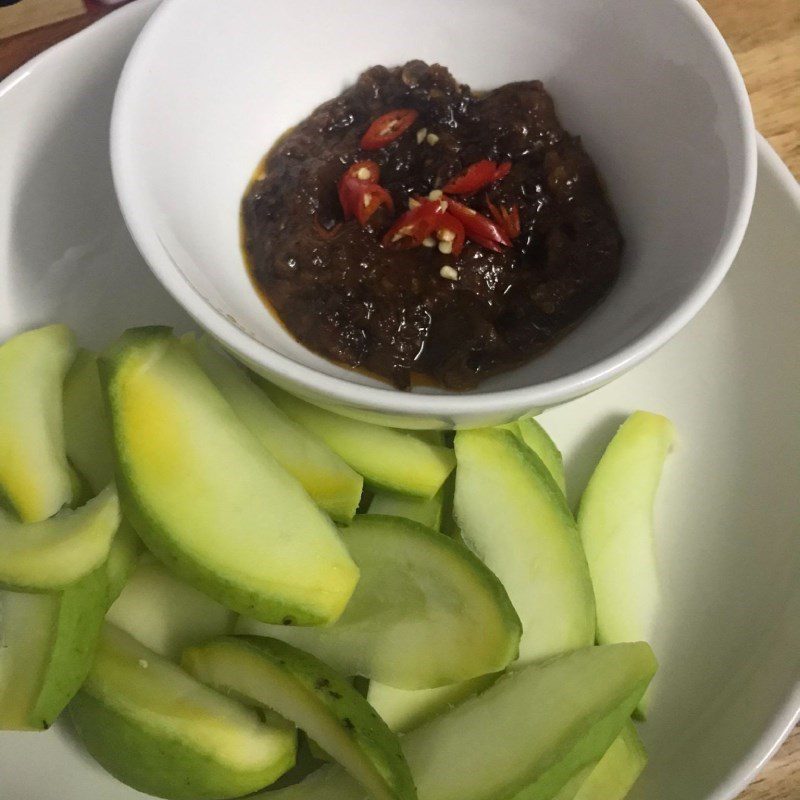 Step 3 Final product of shrimp paste with fruits (Recipe shared by a user)