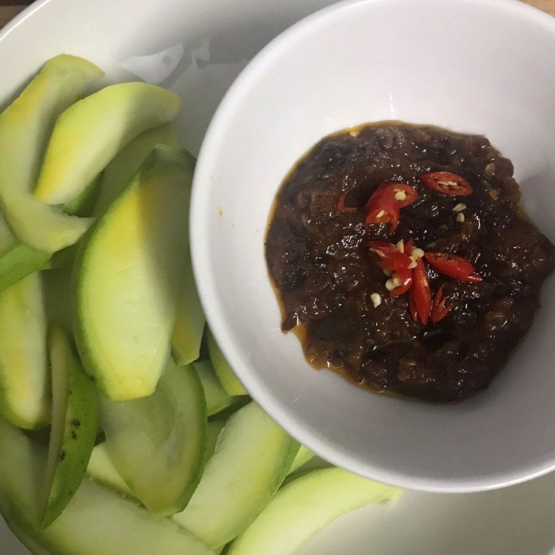 Step 3 Final product of shrimp paste with fruits (Recipe shared by a user)