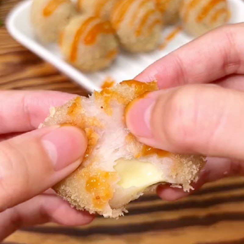 Step 5 Final product battered taro with cheese filling (Recipe from the TikTok channel Cooking with DMX)