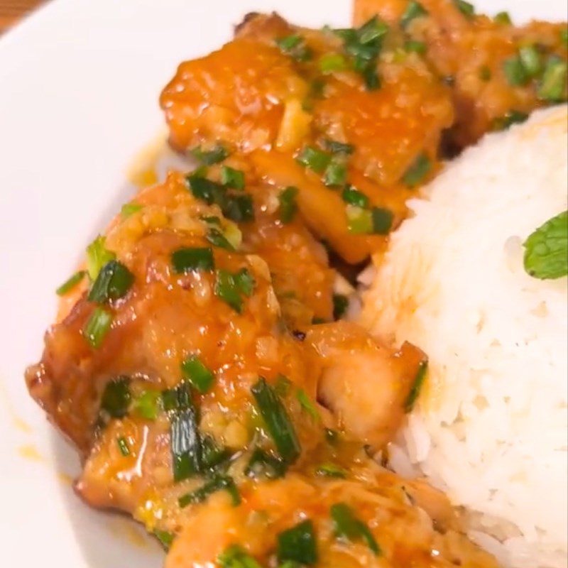 Step 4 Final product Sweet and sour chicken (Recipe shared from Tiktok Cooking with TasteVN)