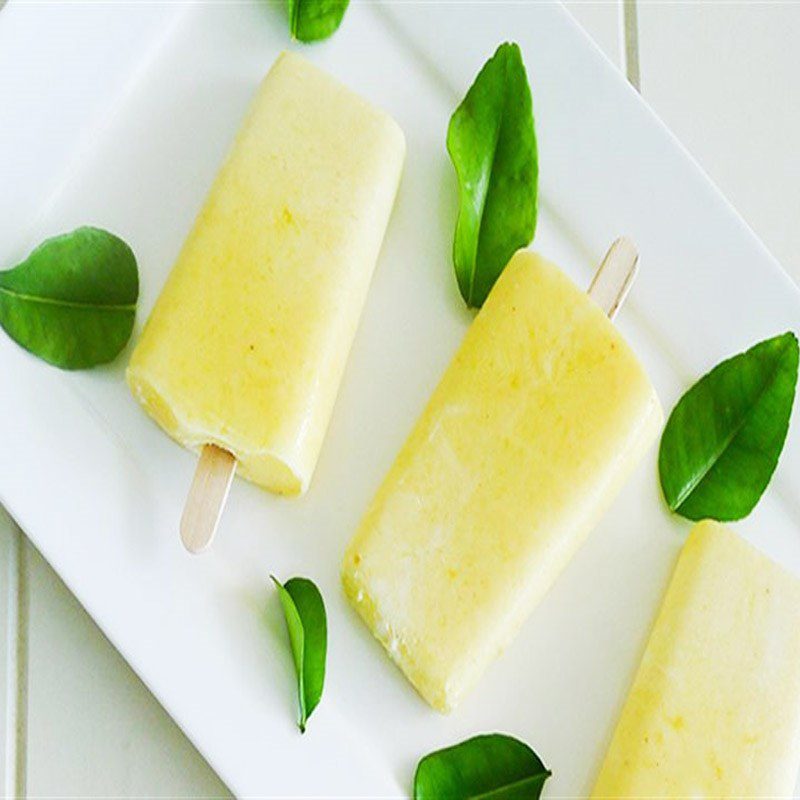 Step 4 Final Product Lime Coconut Ice Cream Bar