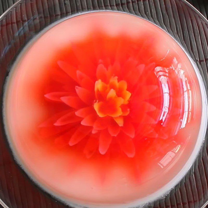 Step 6 Final product 3D jelly made with a syringe