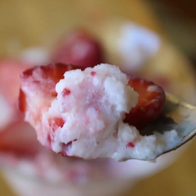 Step 5 Final Product Strawberry Bingsu