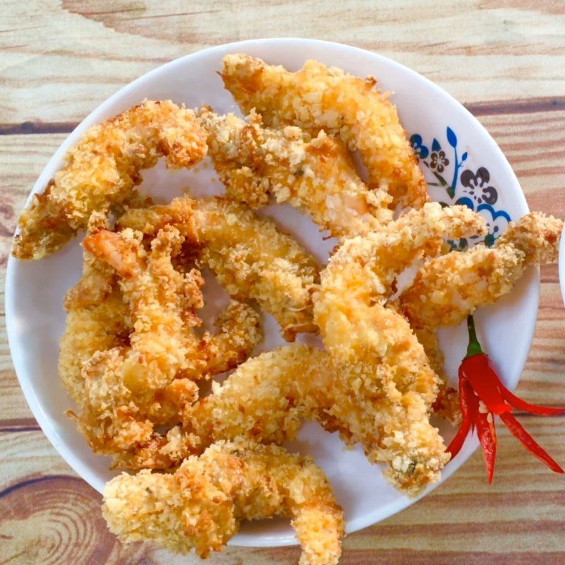 Step 4 Final product Fried shrimp using an air fryer