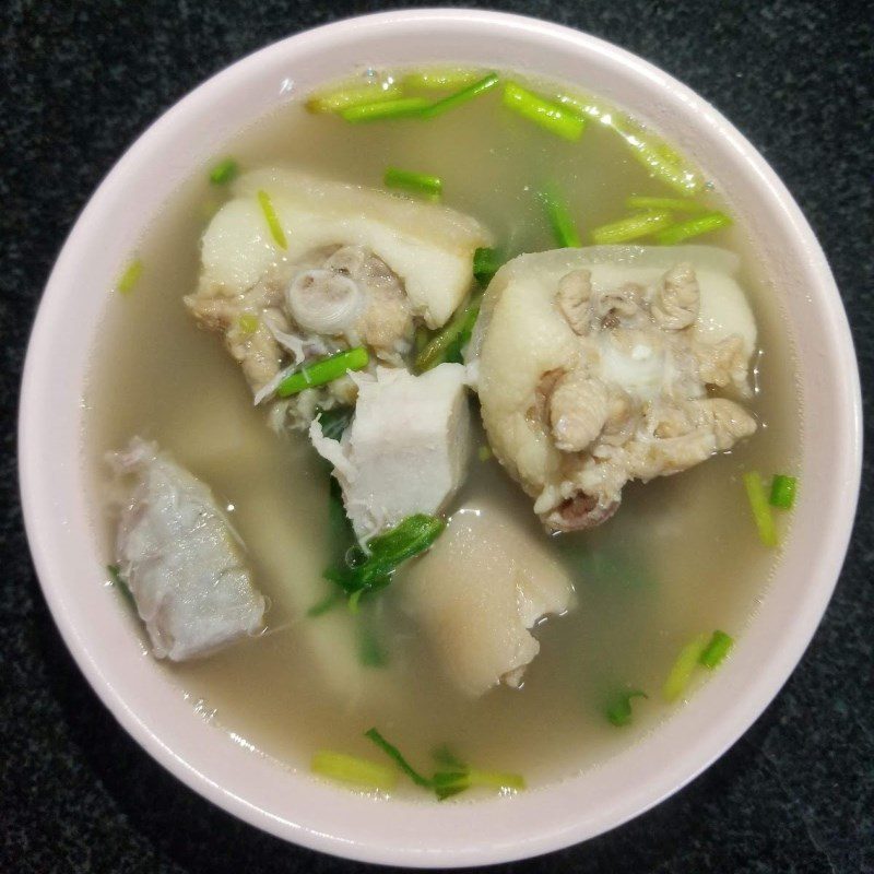 Step 5 Final Product Pork Tail Soup with Taro