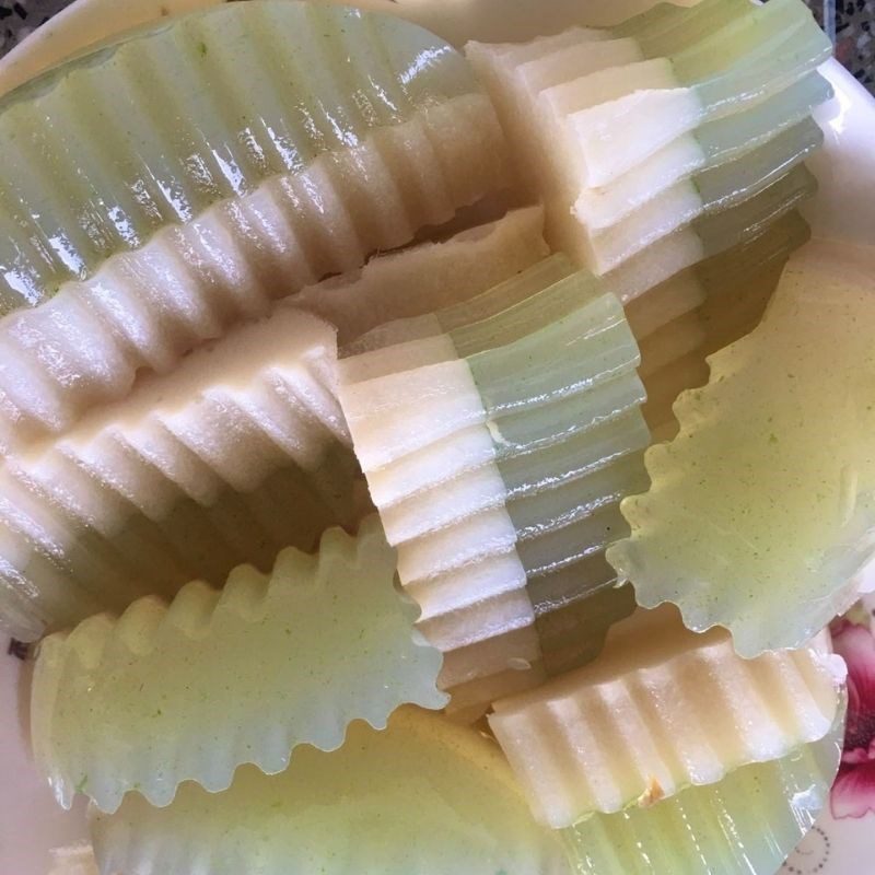 Step 5 Final Product Pandan cheese jelly