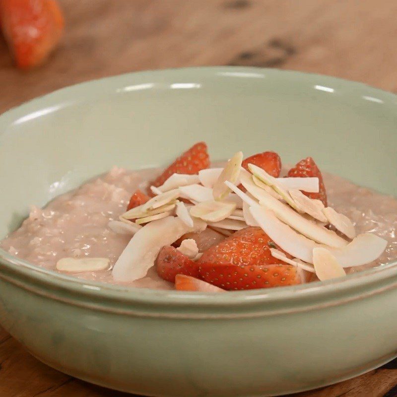 Step 6 Finished Product Strawberry Oatmeal