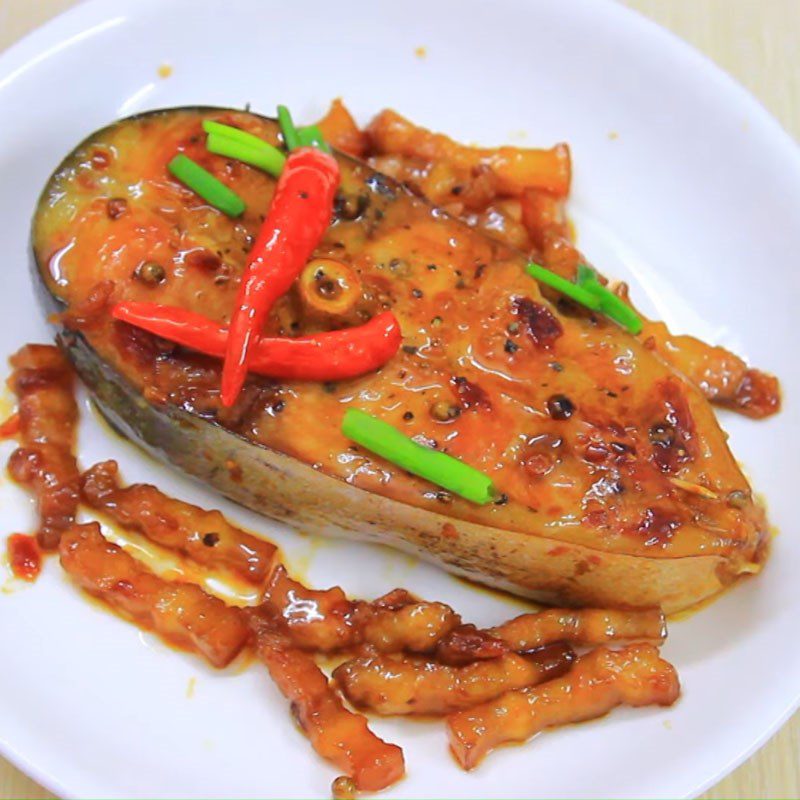 Step 5 Final Product Basa fish braised with pork belly