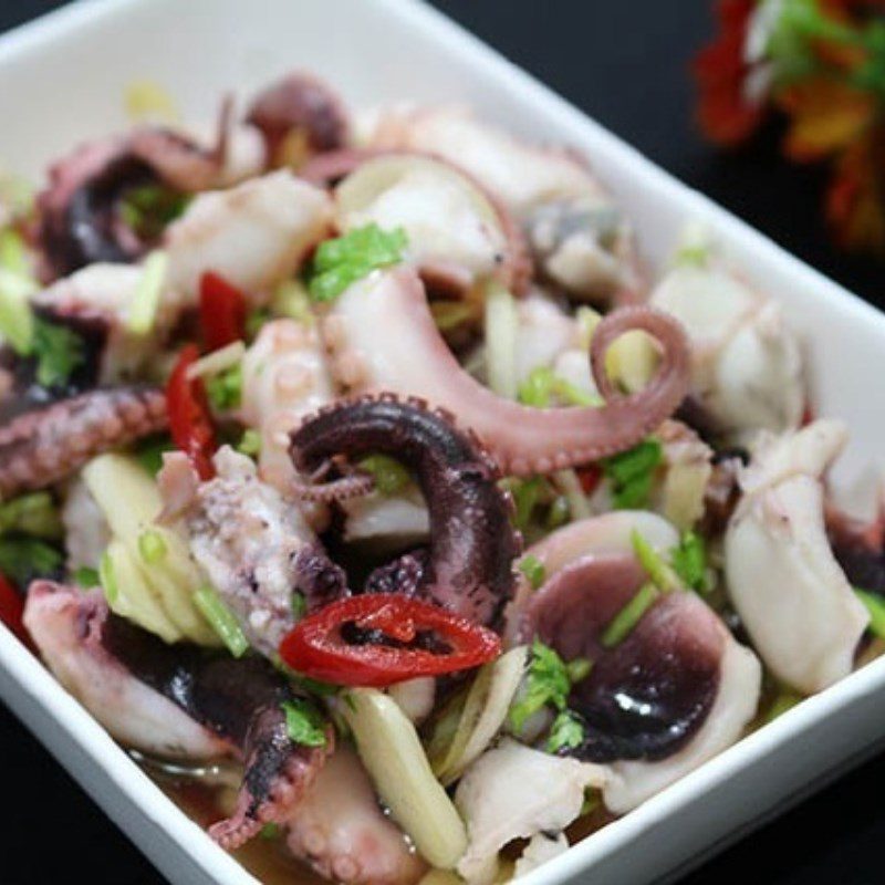 Step 5 Final Product Spicy Sour Octopus Salad