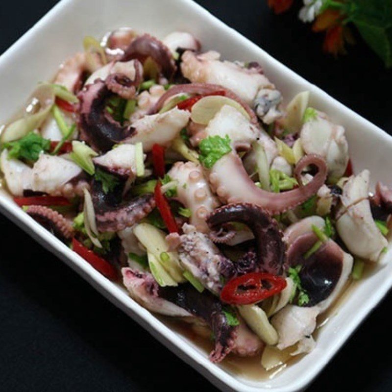 Step 5 Final Product Spicy Sour Octopus Salad