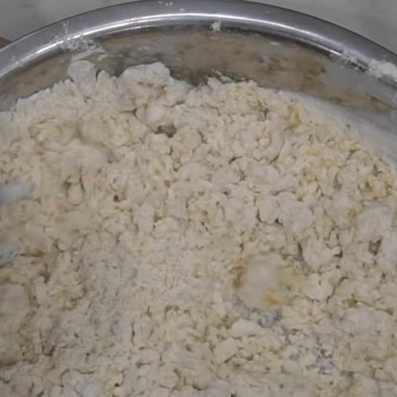 Step 4 Mix the flour for fried chicken with sesame and herbs