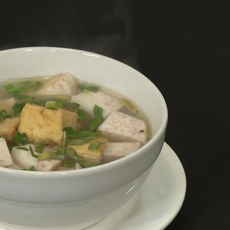 Step 5 Final Product Taro Soup with Tofu