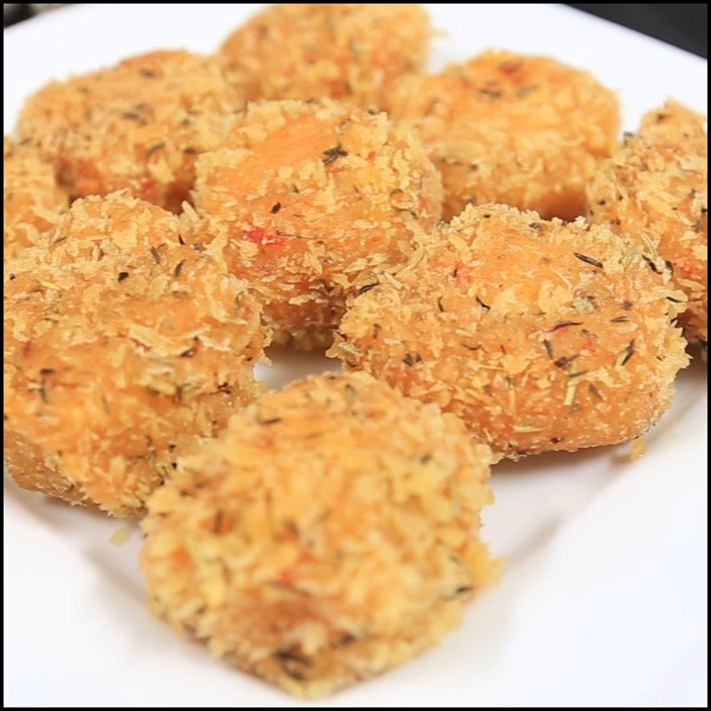 Step 6 Final Product Fried Cheese Vegetable Balls