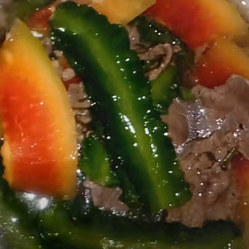 Step 5 Final Product Stewed buffalo meat with papaya