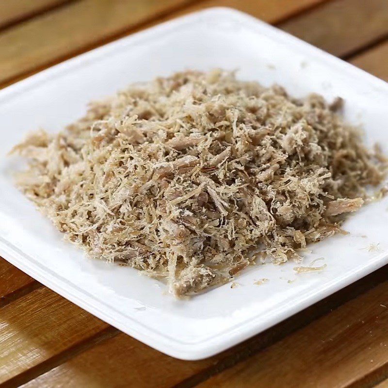 Step 5 Final product Shredded pork
