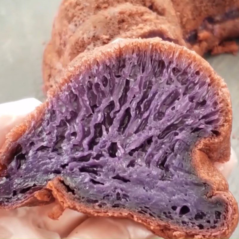 Step 4 Final Product Purple Sweet Potato Cake