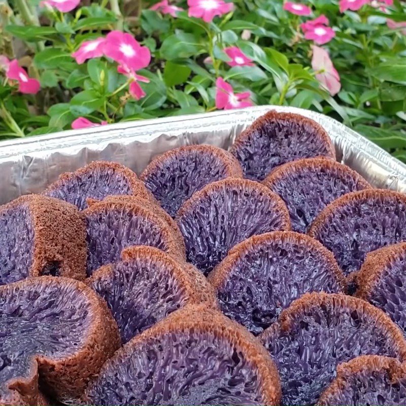 Step 4 Final Product Purple Sweet Potato Cake