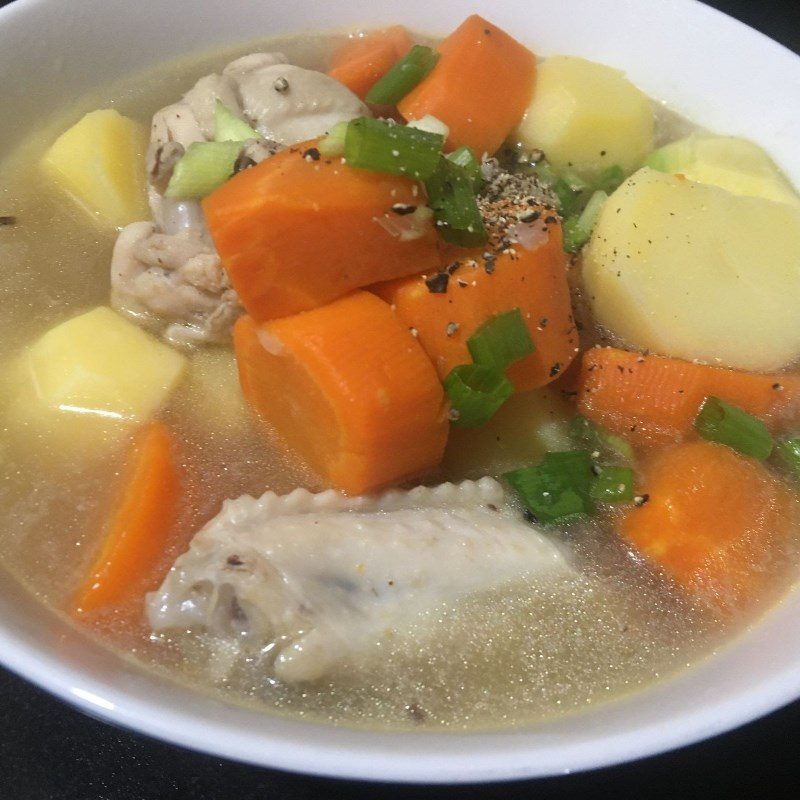 Step 4 Final Product Chicken stew with potatoes