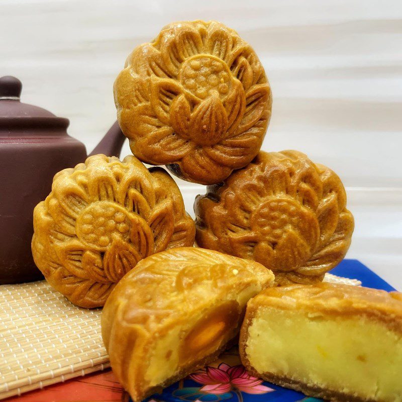 Step 7 Final Product Mung Bean Mooncake