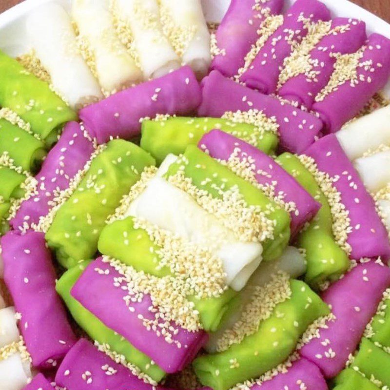 Step 6 Final Product Sweet rice rolls from the Mekong Delta