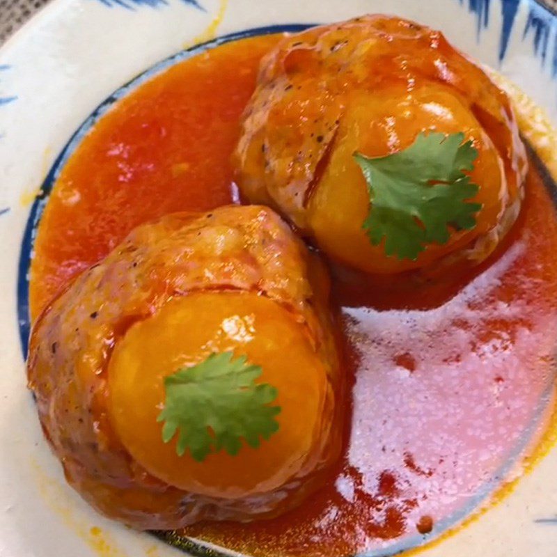 Step 4 Final product Salted egg siu mai (Recipe shared from TikTok Cooking with TasteVN)