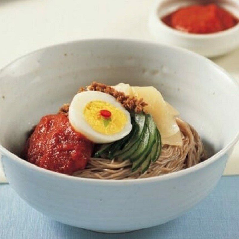 Step 7 Final Product Cold Noodle Naengmyeon-bibim