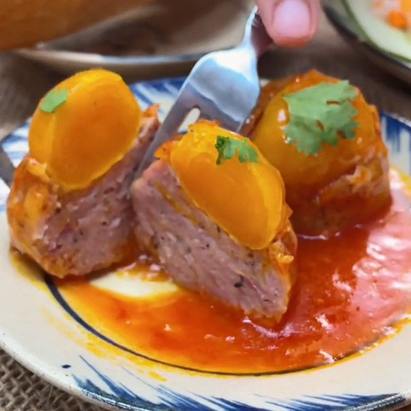 Step 4 Final product Salted egg siu mai (Recipe shared from TikTok Cooking with TasteVN)