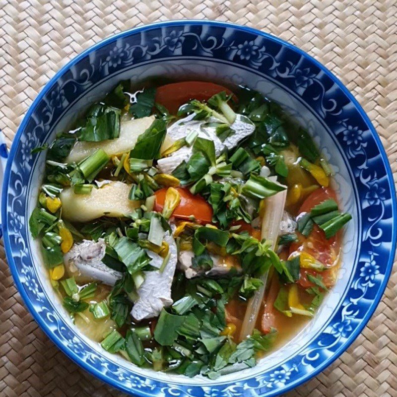 Step 5 Finished Sour Soup with Barramundi