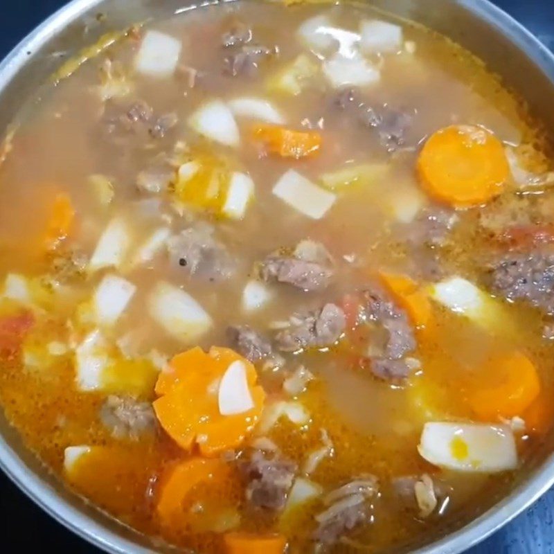 Step 4 Finished dish Beef stew without wine