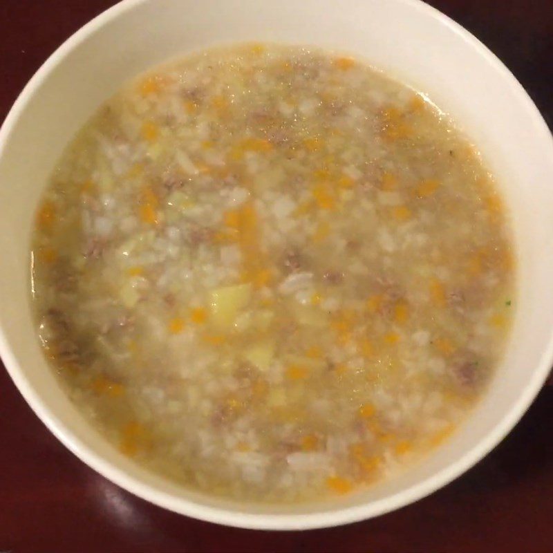 Step 8 Final Product Beef Potato Porridge