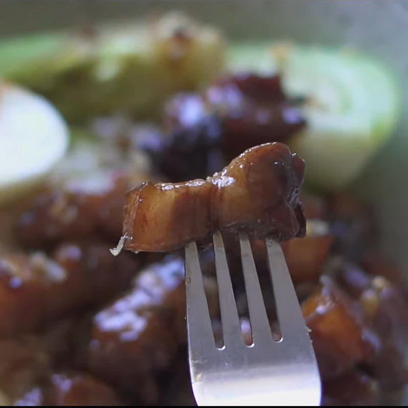 Step 5 Final product Soy sauce braised pork belly
