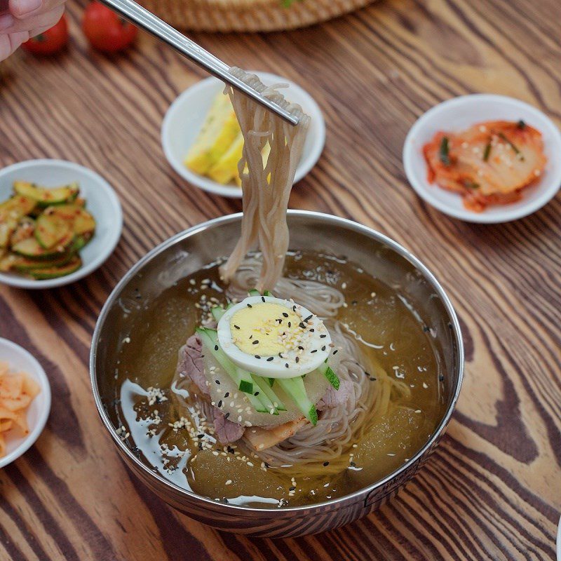 Step 5 Final Product Cold Noodles Naengmyeon-mul