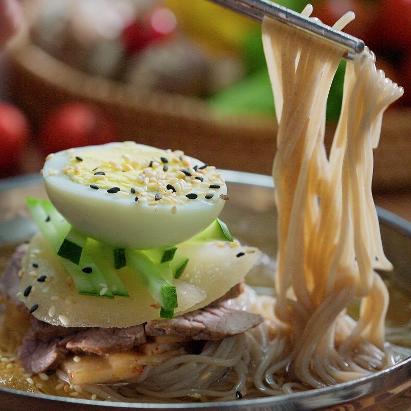 Step 5 Final Product Cold Noodles Naengmyeon-mul