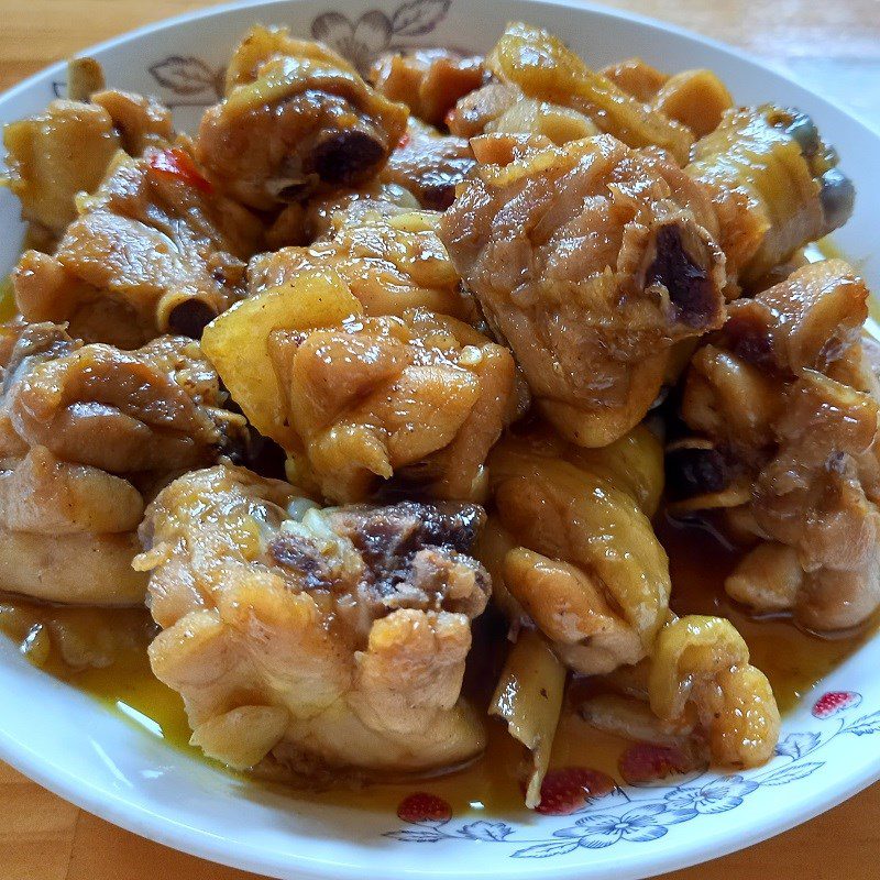 Step 4 Final product Curry chicken