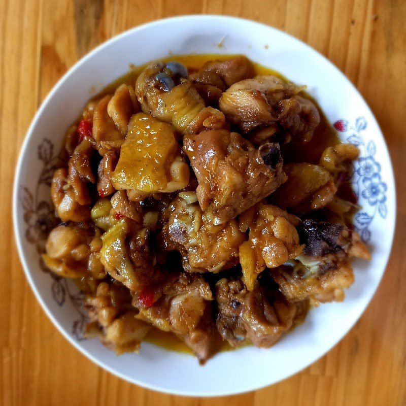 Step 4 Finished dish Curry Chicken