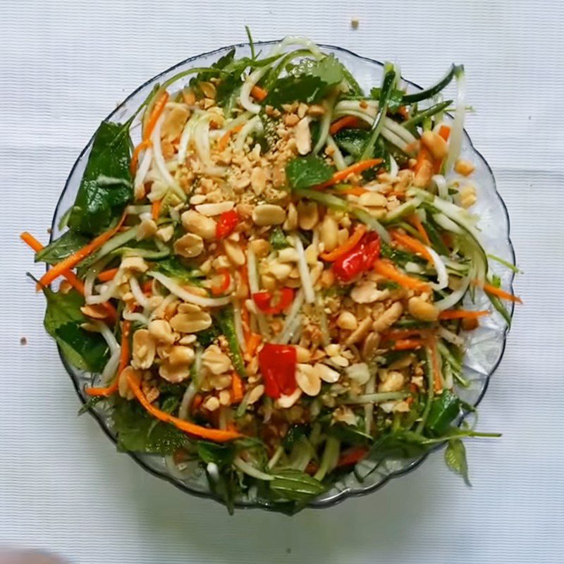 Step 3 Final Product Cucumber and Carrot Salad