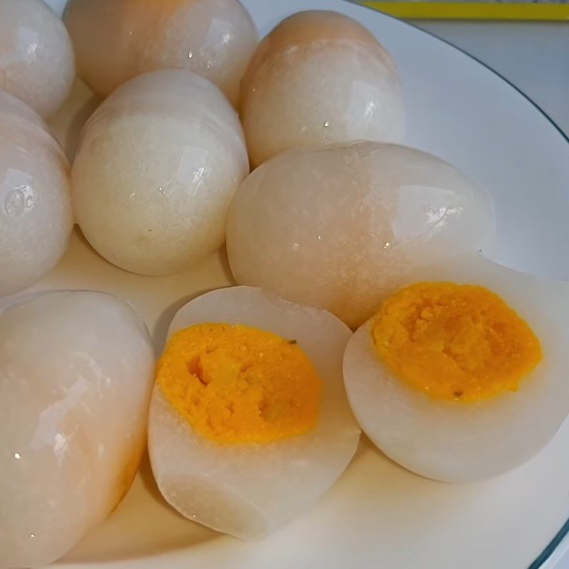 Step 4 Finished product of boiled duck egg, boiled chicken egg vegetarian