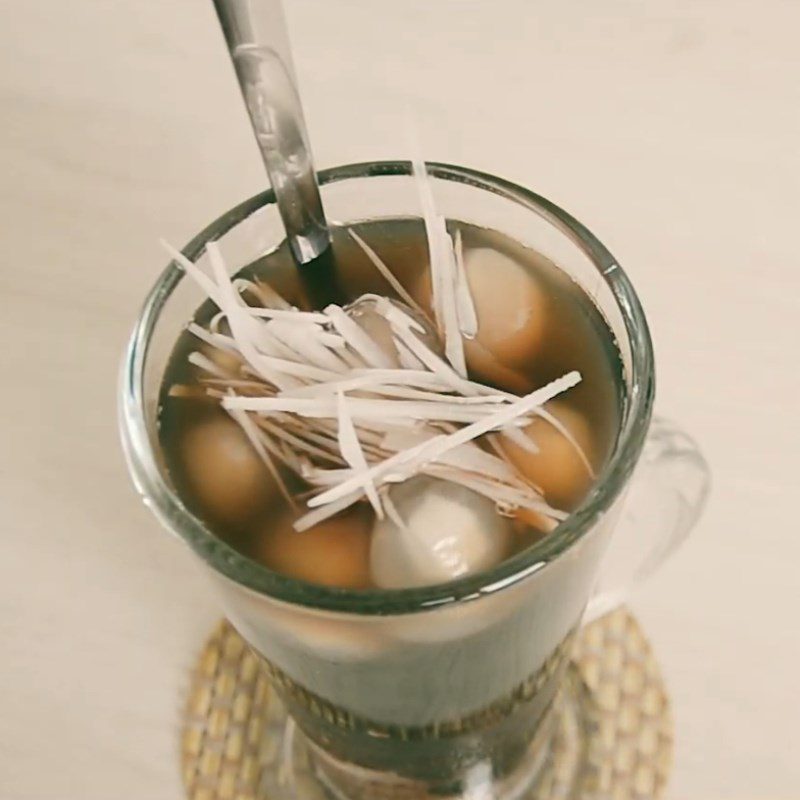 Step 9 Final Product Black Bean Grass Jelly with Boba