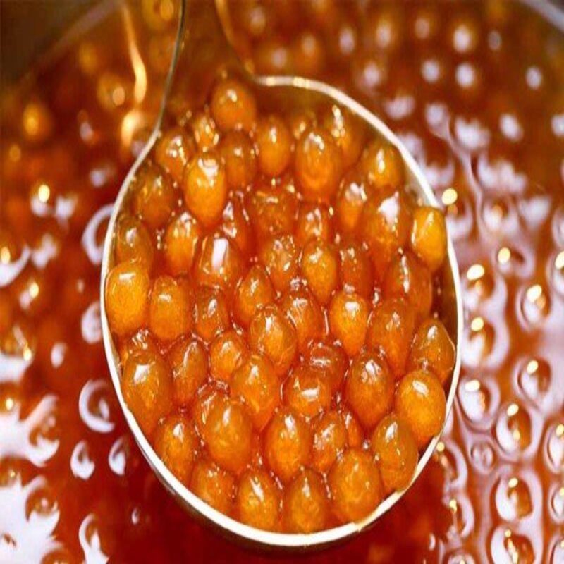 Step 4 Final product Golden pearls