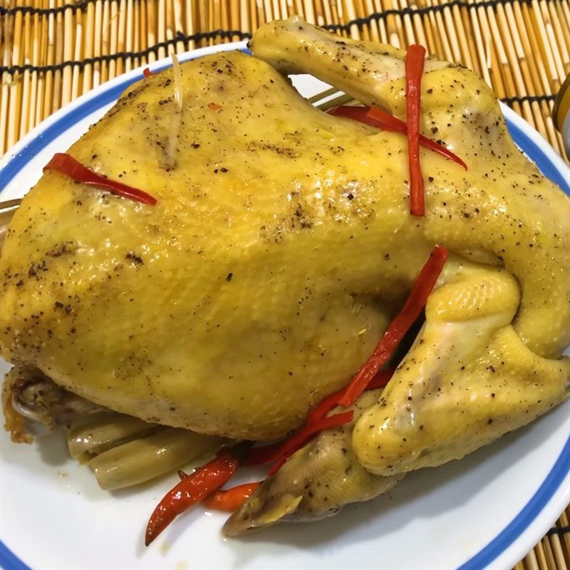 Step 5 Final Product Beer Steamed Chicken