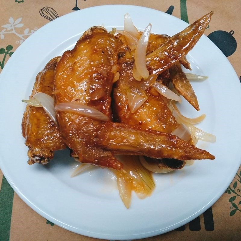 Step 5 Final Product Garlic Butter Fried Chicken Wings