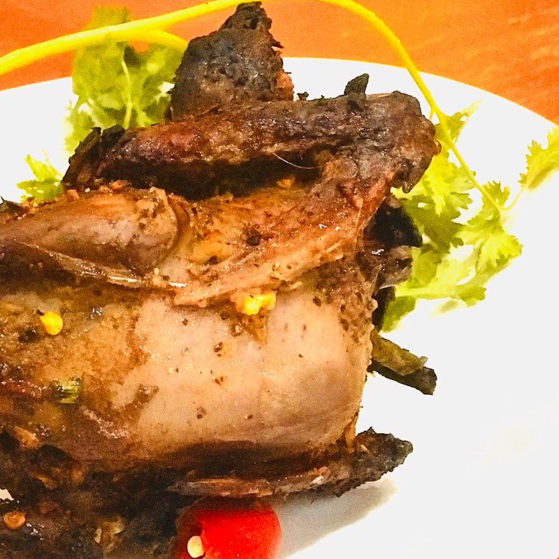 Step 5 Final Product Grilled Pigeon with Salt and Chili