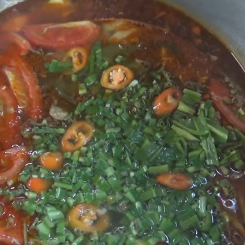 Step 5 Final Product Sour Spicy Eel Hot Pot